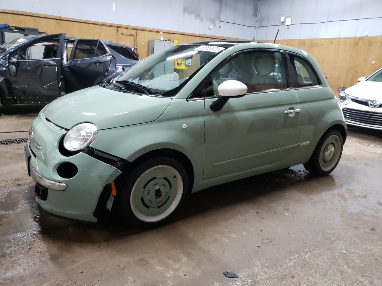 2015 Fiat 500 VIN 3C3CFFCR8FT550040