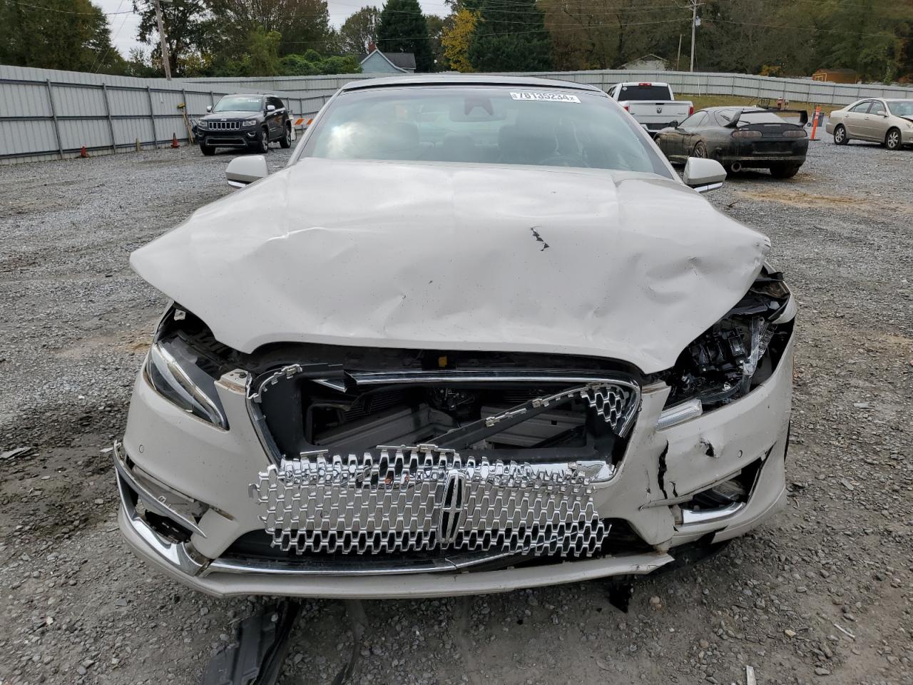 2019 Lincoln MKZ VIN 3LN6L5MU5KR609109 Copart auction photo, front end damage thumbnail 5