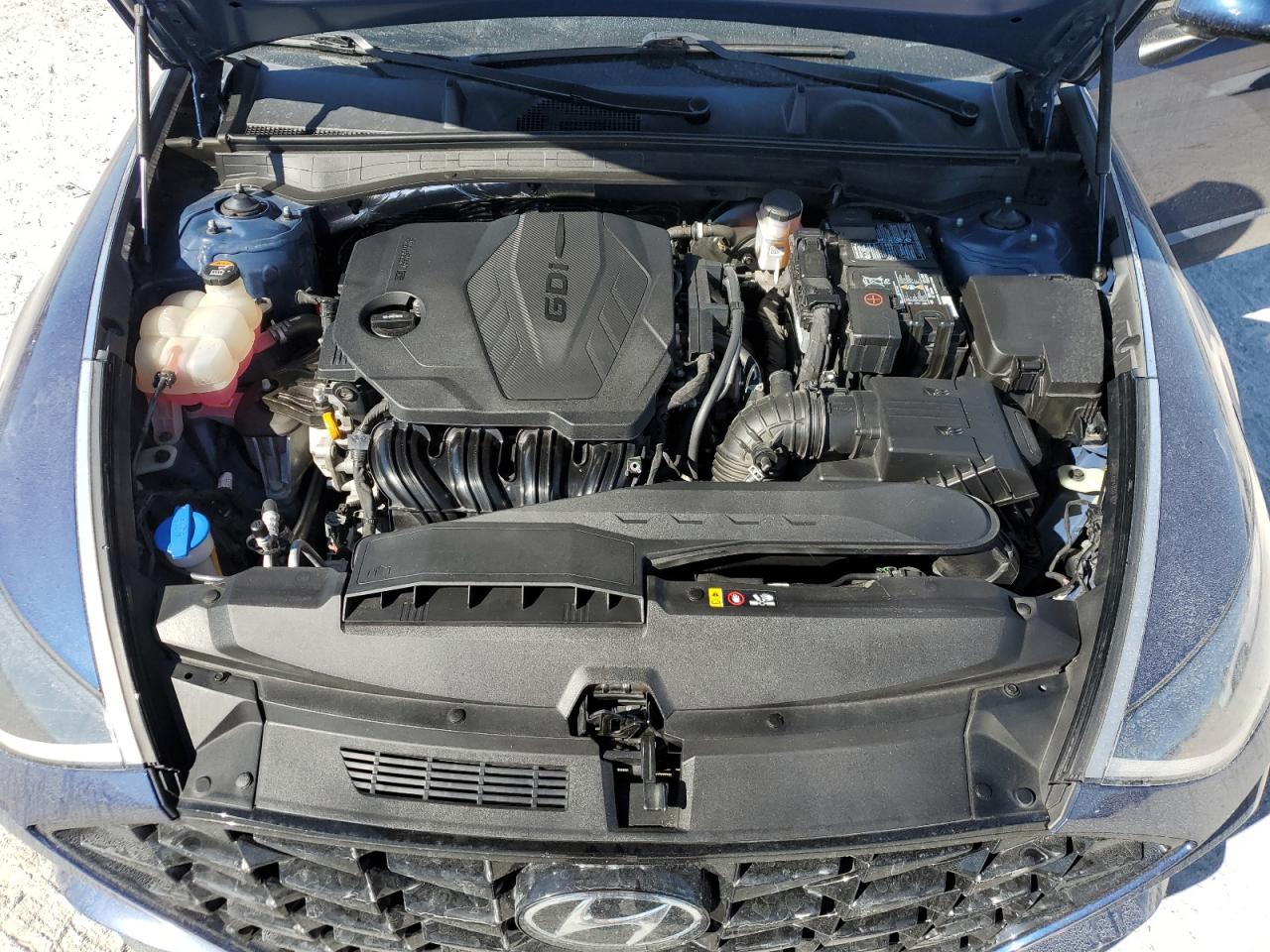 2021 Hyundai Sonata VIN 5NPEL4JA5MH086927 Copart auction photo, rear end / minor dent/scratches damage thumbnail 11