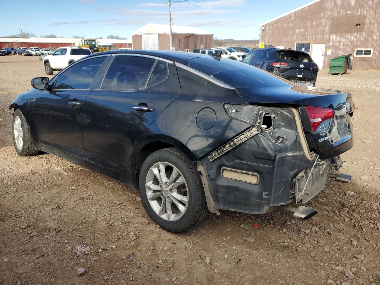 2013 KIA Optima VIN 5XXGN4A77DG221196 Copart auction photo, front end damage thumbnail 2