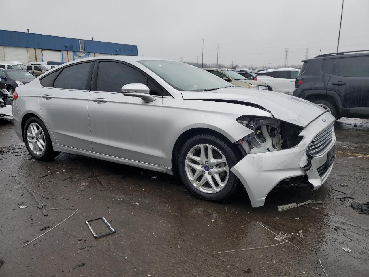 2013 Ford Fusion VIN 3FA6P0HR9DR385787 Copart auction photo, front end damage thumbnail 4