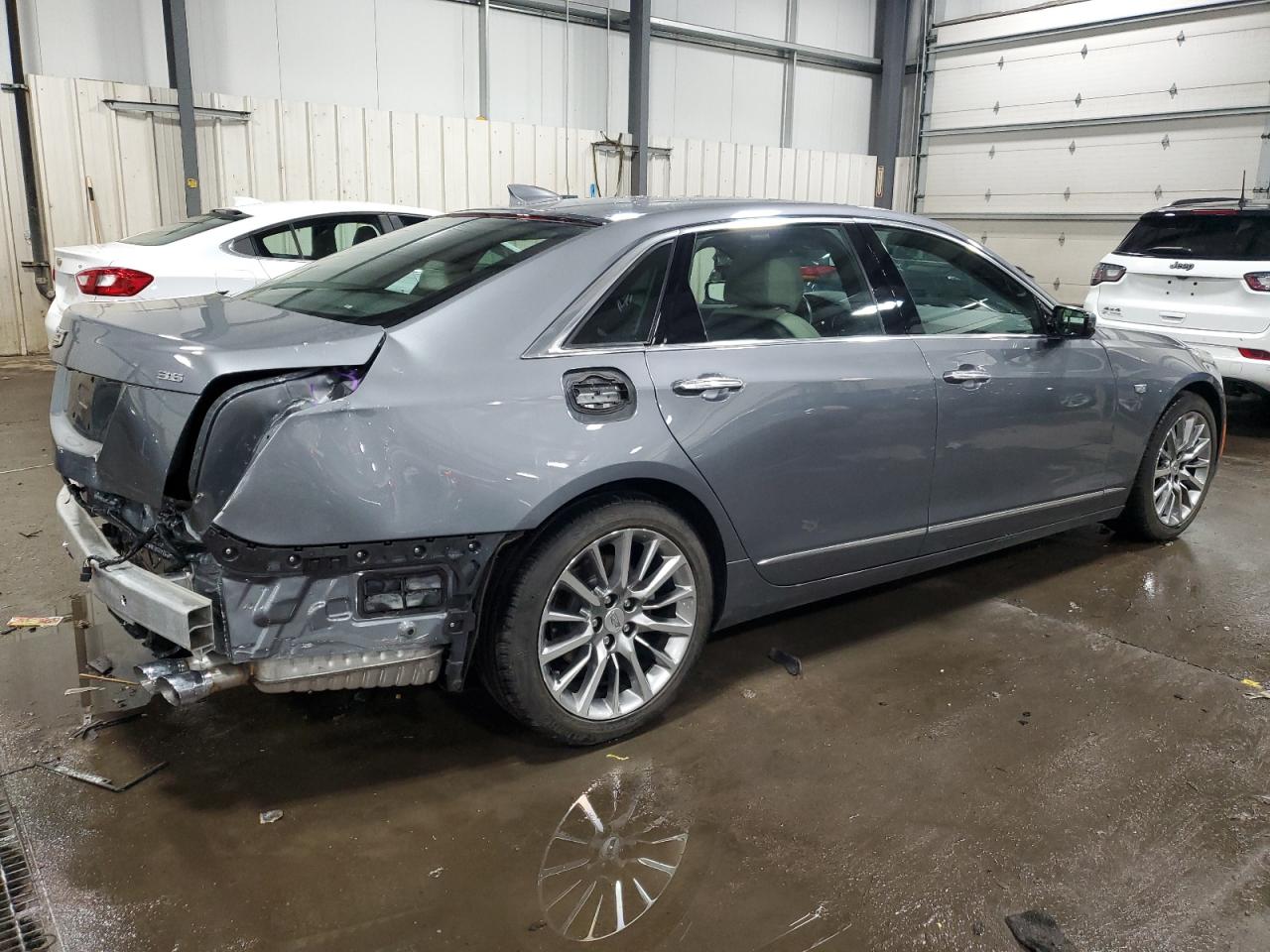 2018 Cadillac CT6 VIN 1G6KD5RS1JU158682 Copart auction photo, rear end damage thumbnail 3