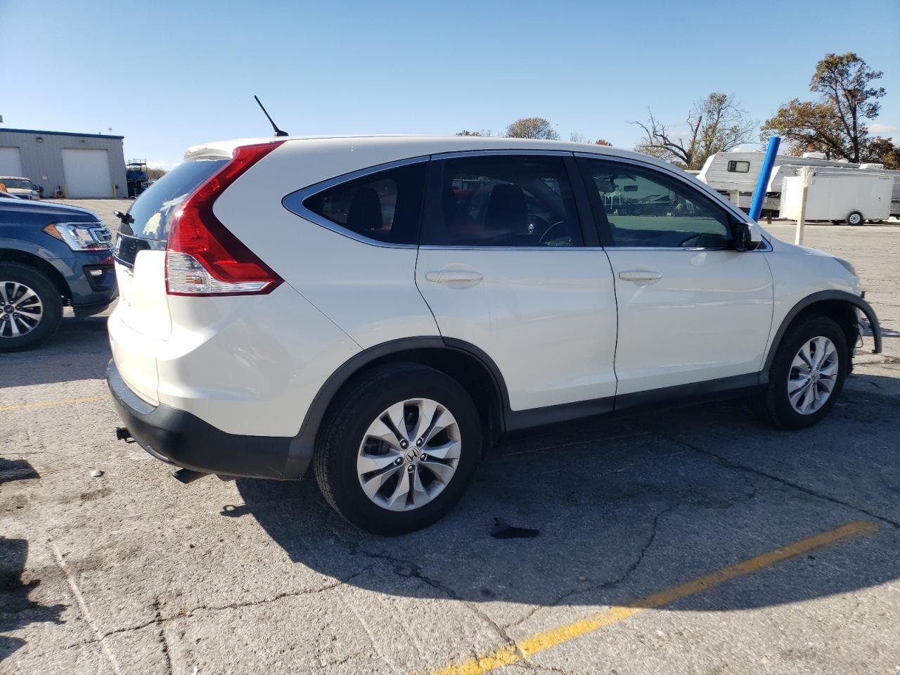 2012 Honda CR-V VIN 5J6RM3H51CL017805 Copart auction photo, front end / side damage thumbnail 3