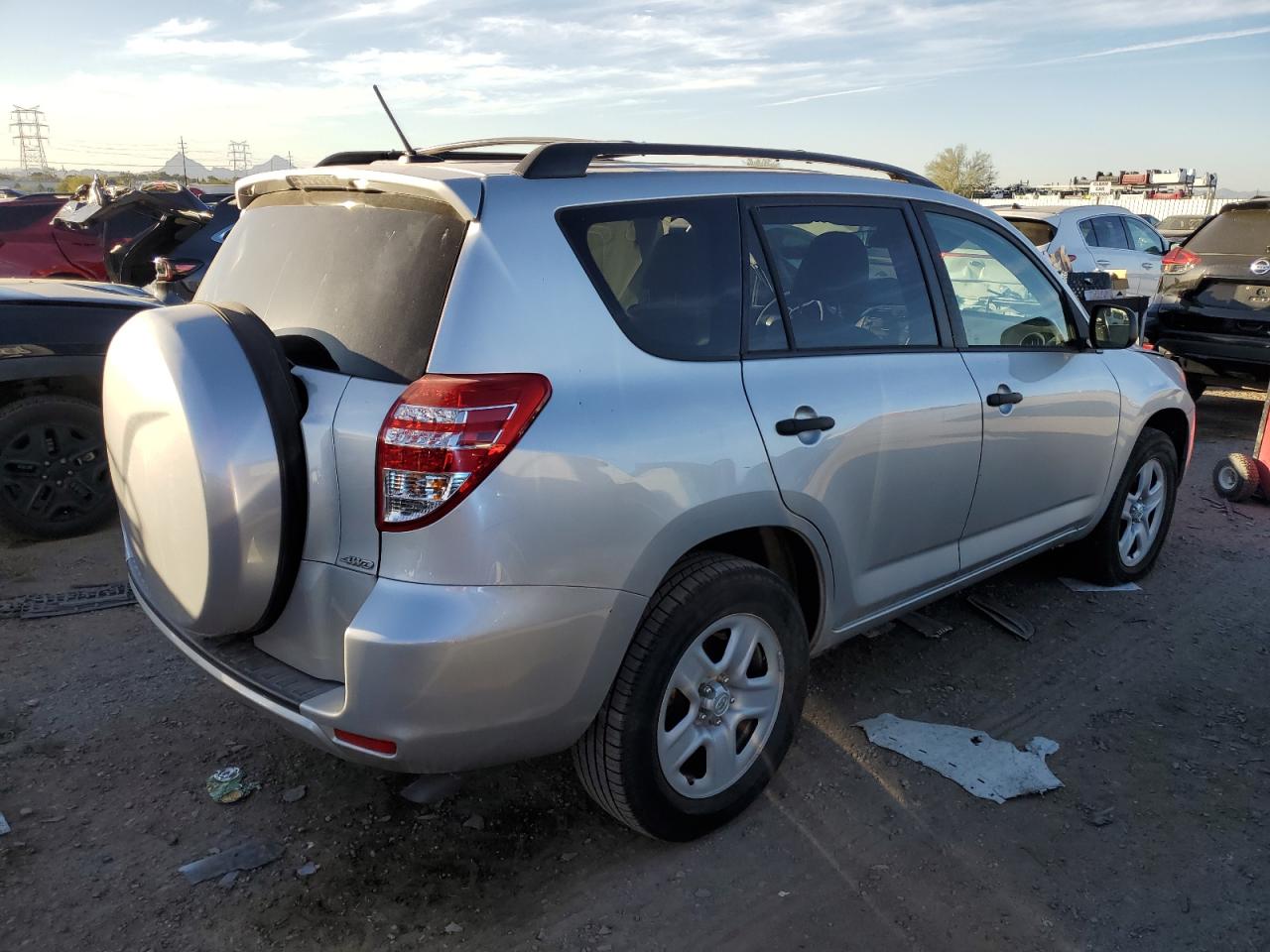 2011 Toyota RAV 4 VIN 2T3BF4DV3BW147237 Copart auction photo, side / front end damage thumbnail 3