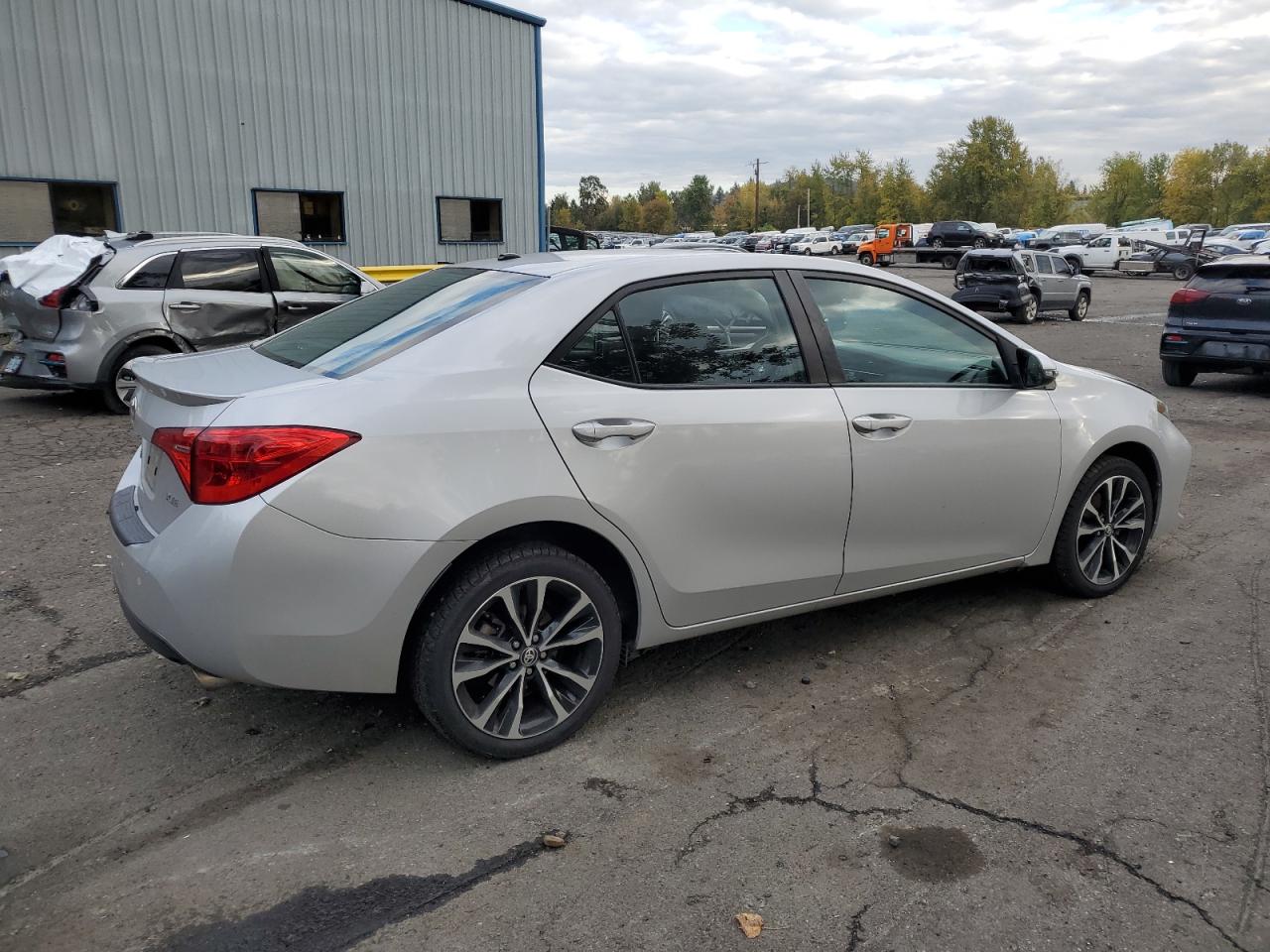 2017 Toyota Corolla VIN 5YFBURHEXHP652871 Copart auction photo, side damage thumbnail 3