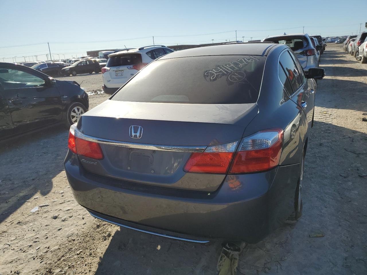 2014 Honda Accord VIN 1HGCR2F72EA155235 Copart auction photo, vandalism damage thumbnail 6