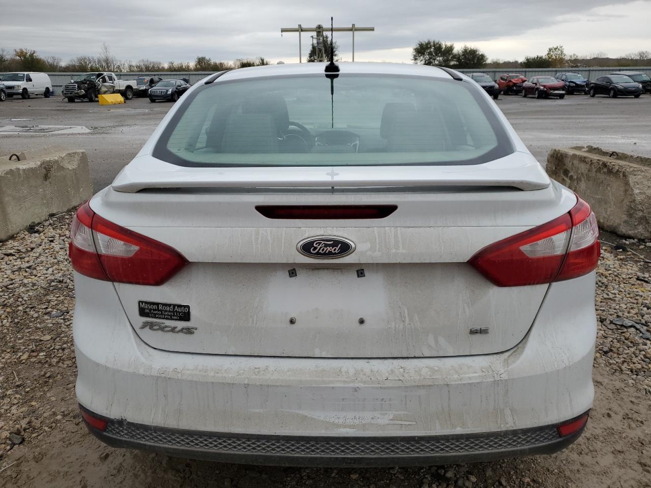 2012 Ford Focus VIN 1FAHP3F27CL372968 Copart auction photo, mechanical / front end damage thumbnail 6