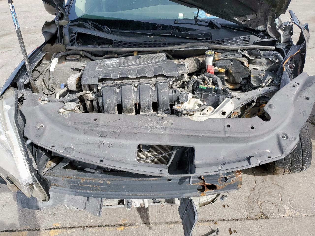 2014 Nissan Sentra VIN 3N1AB7APXEY296499 Copart auction photo, front end / rear end damage thumbnail 11