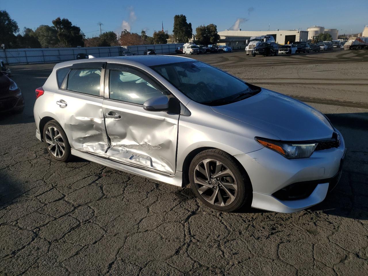 2017 Toyota Corolla VIN JTNKARJE8HJ525085 Copart auction photo, side damage thumbnail 4
