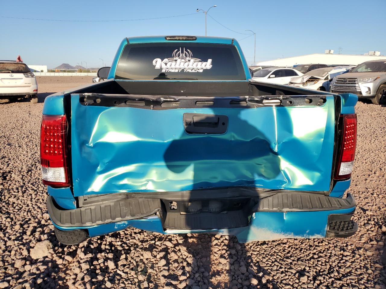 2008 GMC Sierra VIN 1GTEC14C48Z189945 Copart auction photo, rear end / front end damage thumbnail 6