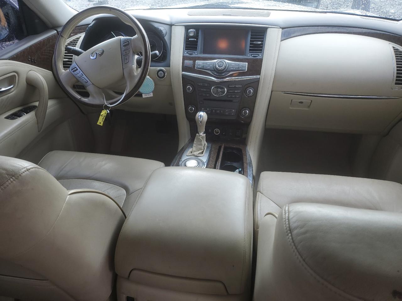 2015 Infiniti QX80 VIN JN8AZ2NF3F9571851 Copart auction photo, front end damage thumbnail 8