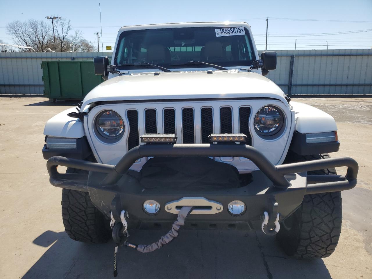 2019 Jeep Wrangler VIN 1C4HJXEGXKW569095 Copart auction photo, side / hail damage thumbnail 5
