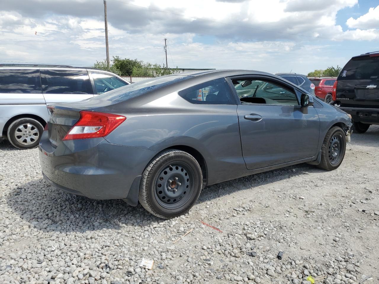 2012 Honda Civic VIN 2HGFG3B82CH537870 Copart auction photo, front end / minor dent/scratches damage thumbnail 3