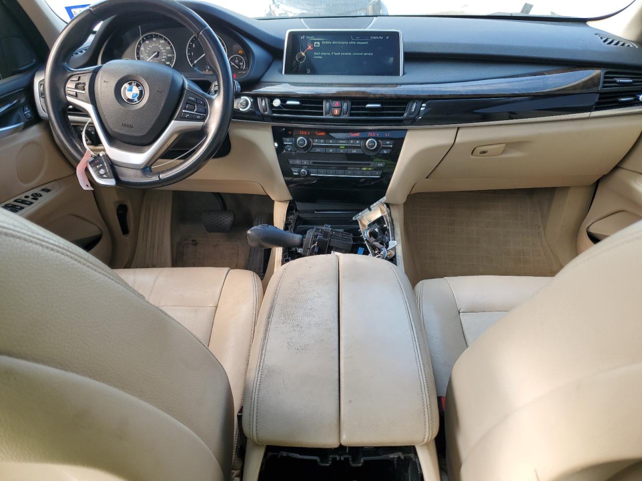 2015 BMW X5 VIN 5UXKR2C56F0H38767 Copart auction photo, water/flood / minor dent/scratches damage thumbnail 8