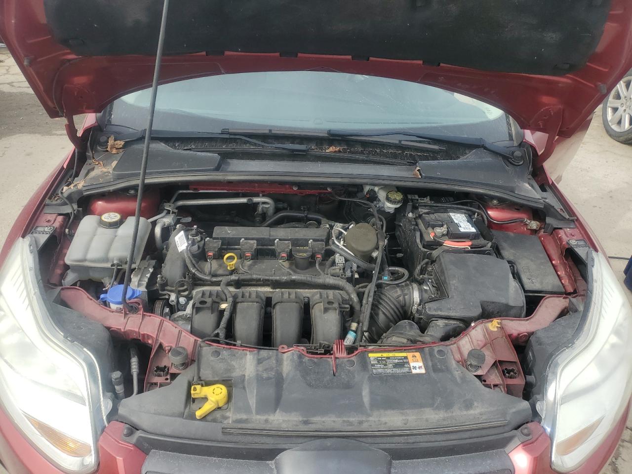 2013 Ford Focus VIN 1FADP3F23DL232822 Copart auction photo, mechanical damage thumbnail 11