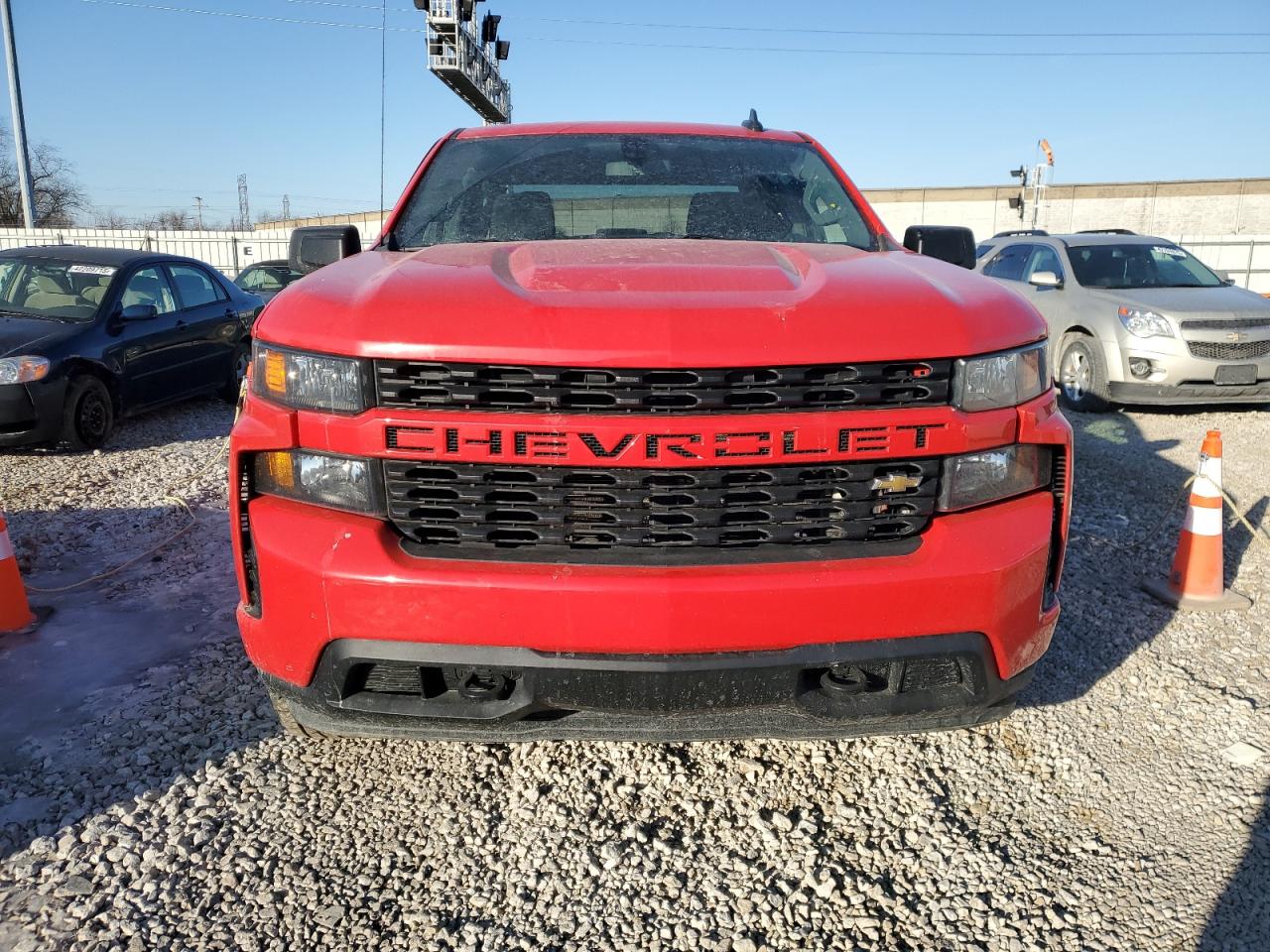 2021 Chevrolet Silverado VIN 1GCRYBEH9MZ155044 Copart auction photo, side damage thumbnail 5