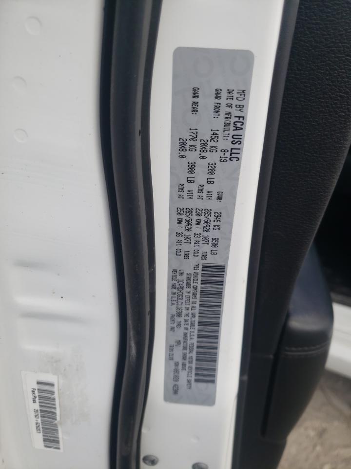 2020 Dodge Durango VIN 1C4RDHDG3LC116300 Copart auction photo, minor dent/scratches damage thumbnail 13