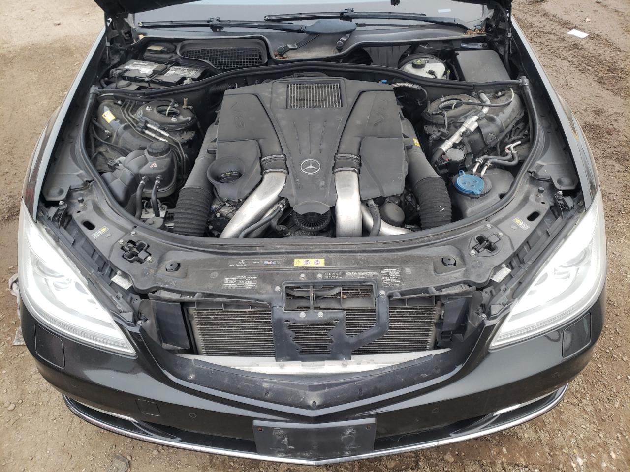 2013 Mercedes-Benz S-klasse VIN WDDNG9EB2DA509738 Copart auction photo, rear end damage thumbnail 11