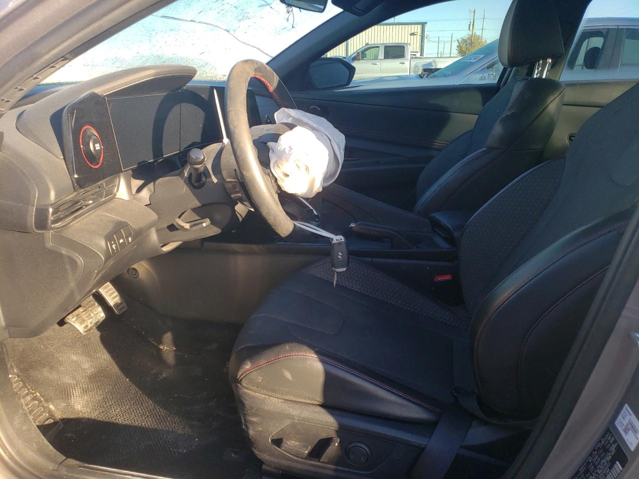 2023 Hyundai Elantra VIN KMHLR4AF3PU500553 Copart auction photo, front end damage thumbnail 7