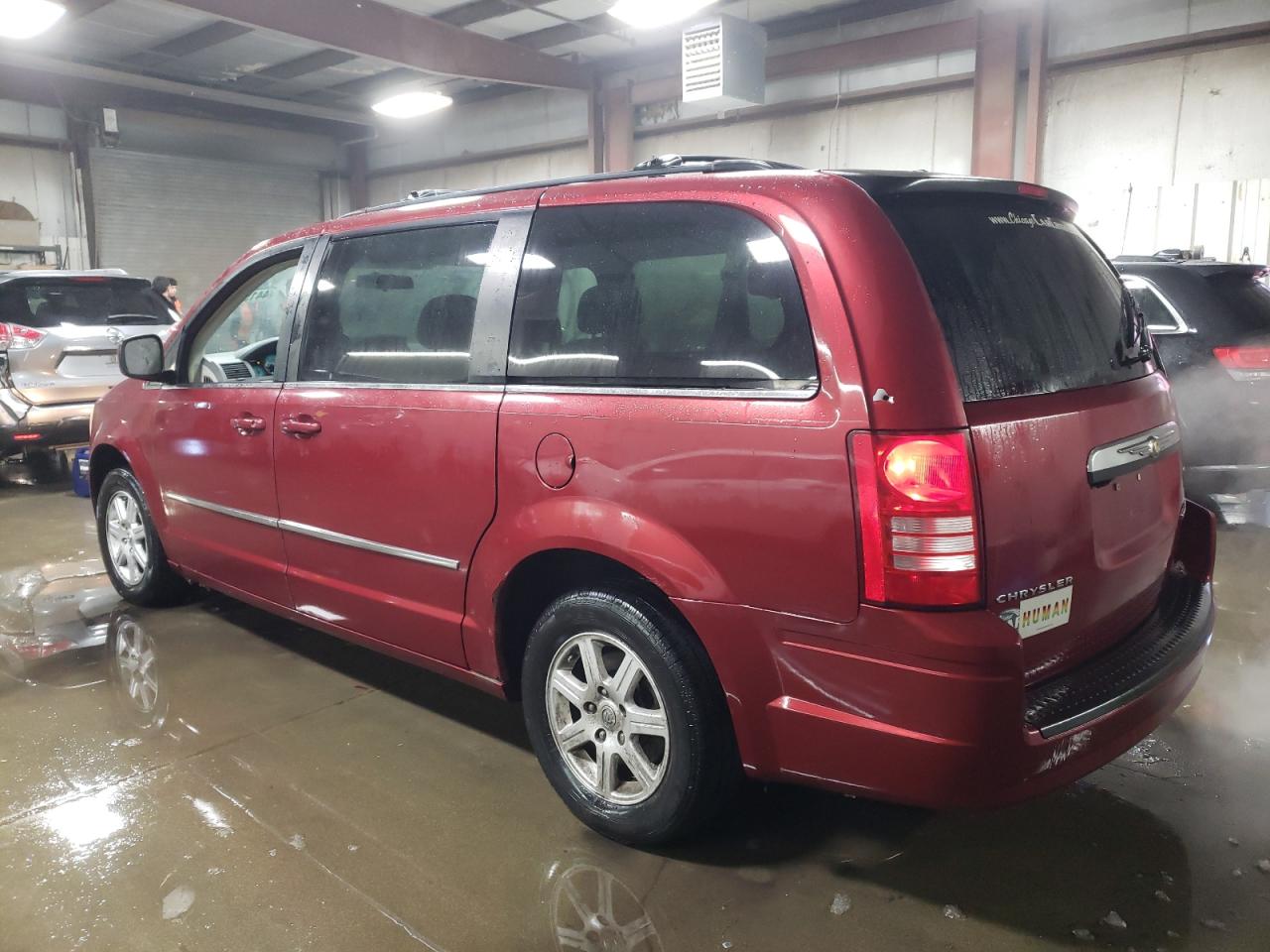 2010 Chrysler Town & Country VIN 2A4RR5D1XAR393827 Copart auction photo, side damage thumbnail 2