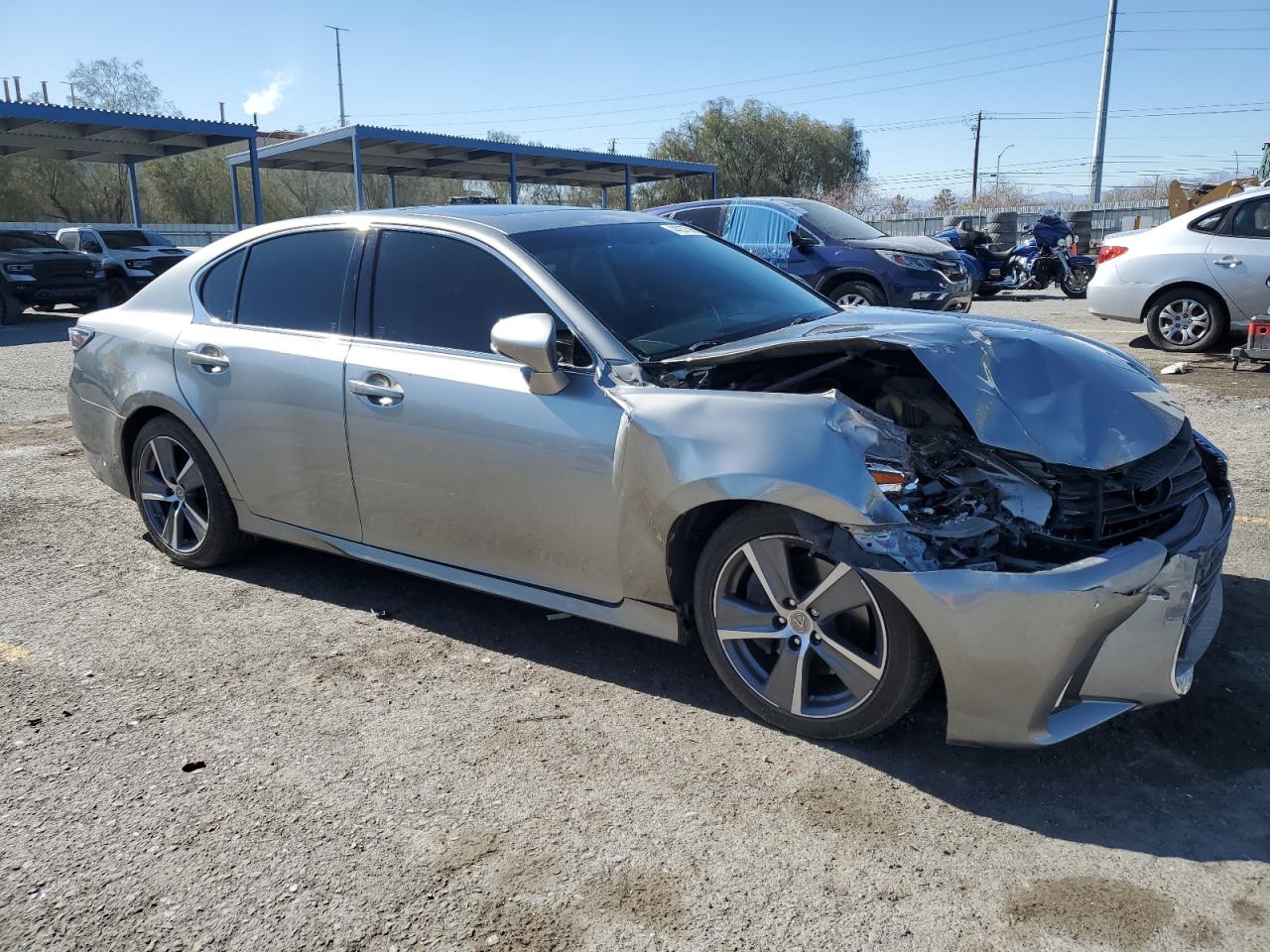 2016 Lexus GS VIN JTHBZ1BLXGA005592 Copart auction photo, front end damage thumbnail 4