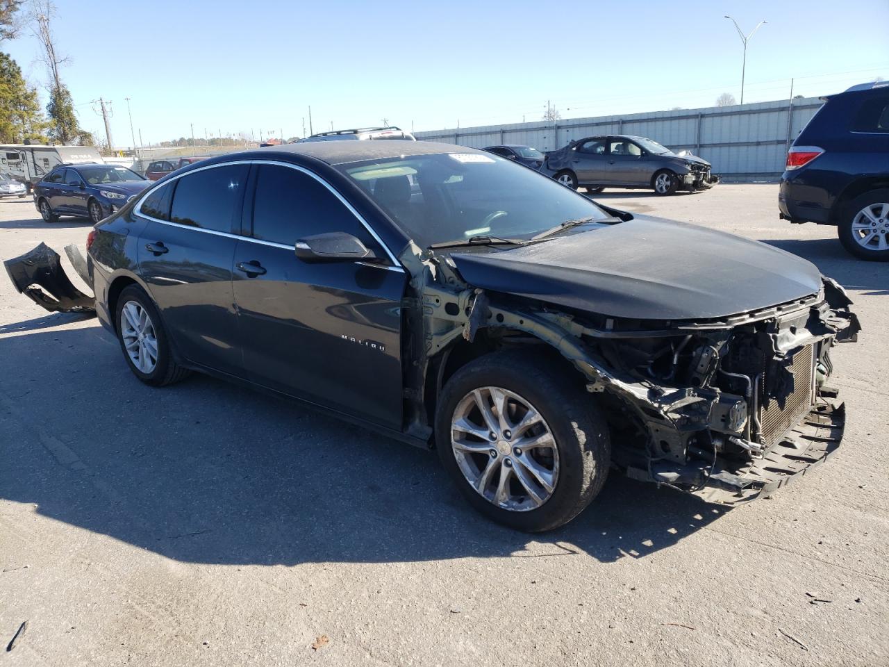 2017 Chevrolet Malibu VIN 1G1ZE5ST4HF202726 Copart auction photo, all over damage thumbnail 4