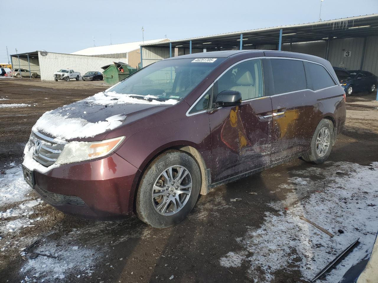 2011 Honda Odyssey VIN 5FNRL5H68BB058267