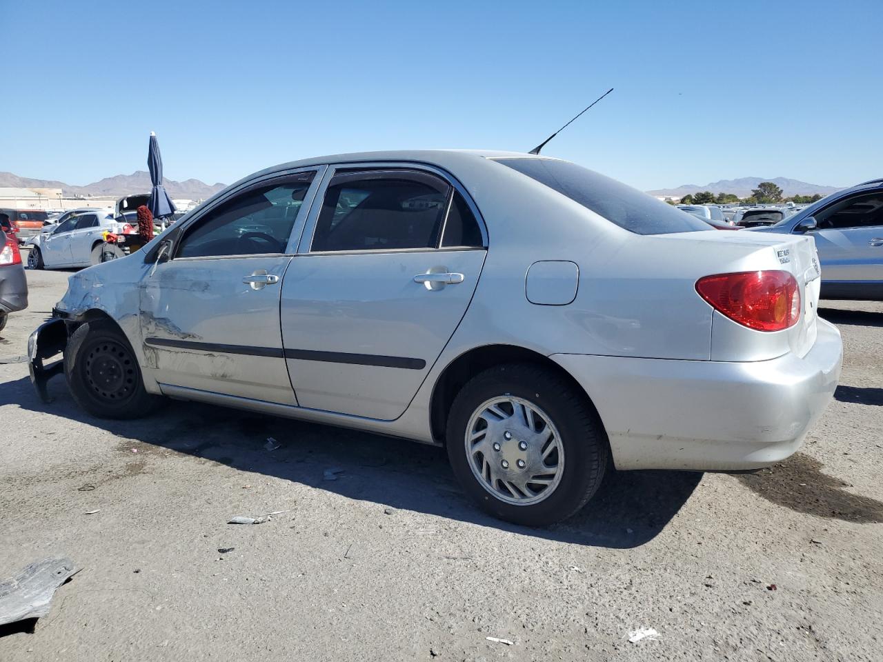 2004 Toyota Corolla VIN 1NXBR32E64Z302279 Copart auction photo, front end / side damage thumbnail 2