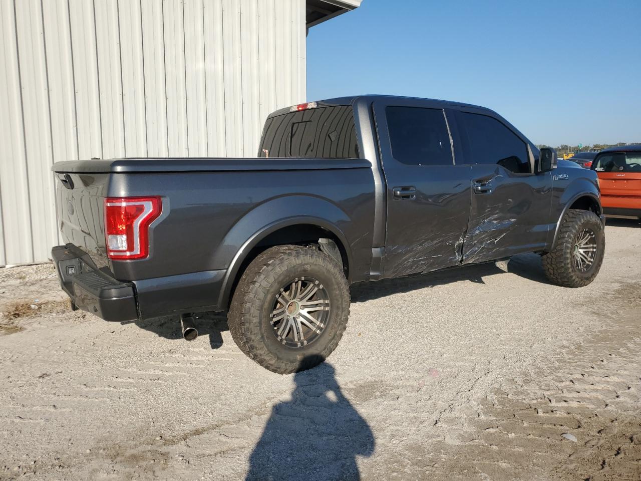 2017 Ford F-150 VIN 1FTEW1CG2HFA51642 Copart auction photo, side damage thumbnail 3