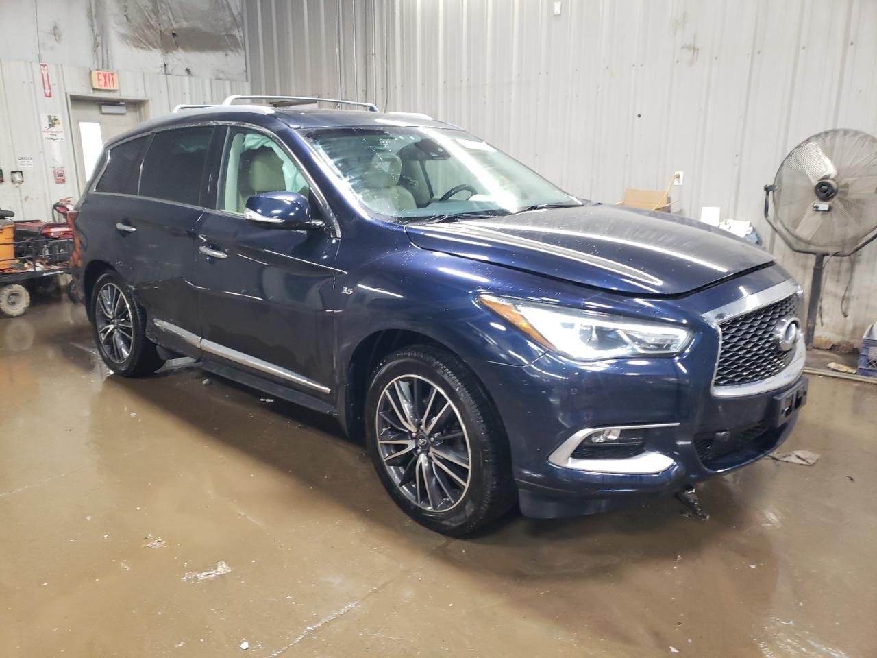 2016 Infiniti QX60 VIN 5N1AL0MM0GC521331 Copart auction photo, side / rear end damage thumbnail 4