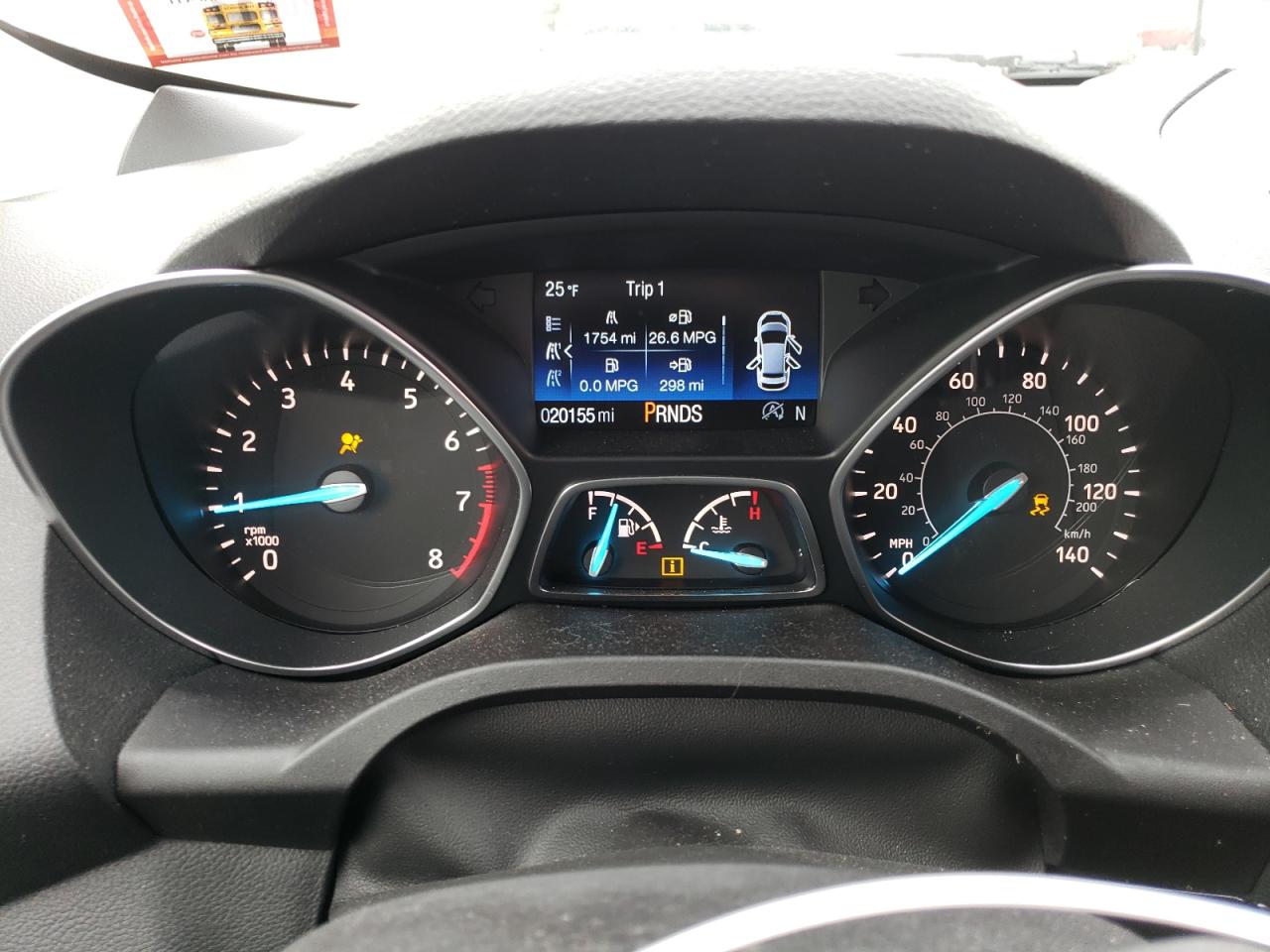2019 Ford Escape VIN 1FMCU9GD7KUC18944 Copart auction photo, rollover damage thumbnail 9
