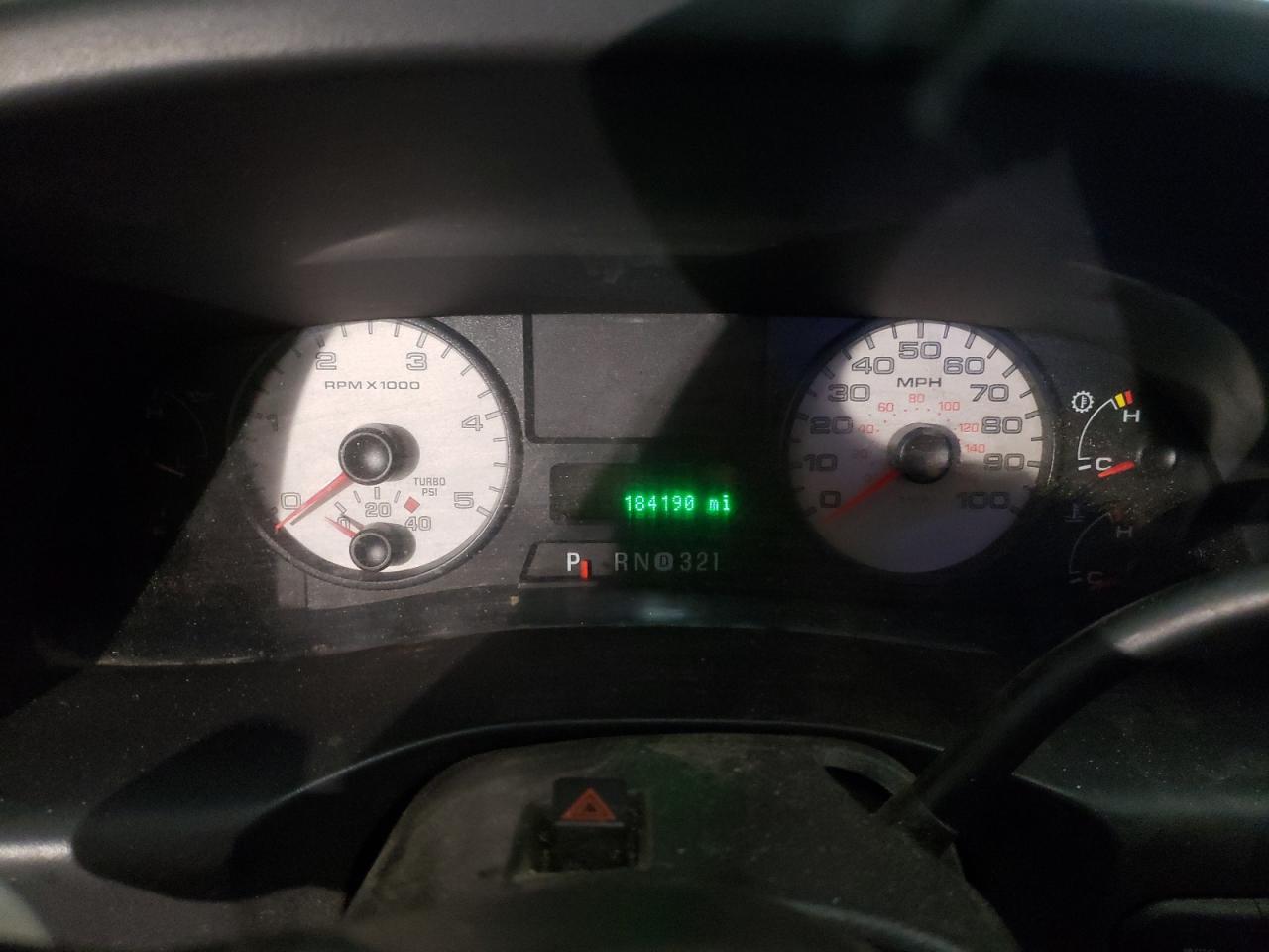2005 Ford F350 VIN 1FTWX31PX5EC00316 Copart auction photo, front end / rear end damage thumbnail 9