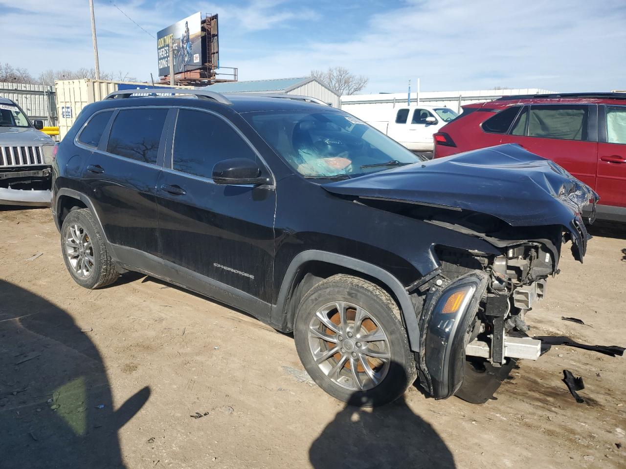 2019 Jeep Grand Cherokee VIN 1C4PJLLB8KD365838 Copart auction photo, front end / mechanical damage thumbnail 4
