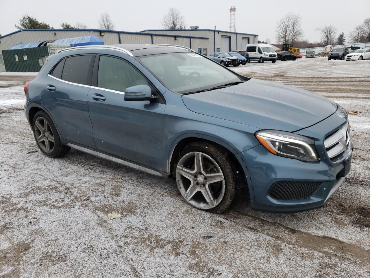 2015 Mercedes-Benz GLA-klasse VIN WDCTG4GB4FJ078835 Copart auction photo, front end / undercarriage damage thumbnail 4
