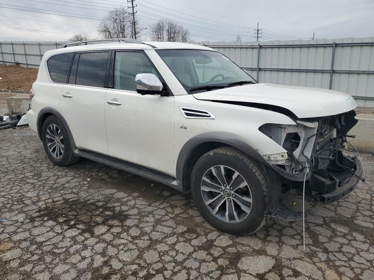 2017 Nissan Armada VIN JN8AY2NC5H9503305 Copart auction photo, front end damage thumbnail 4