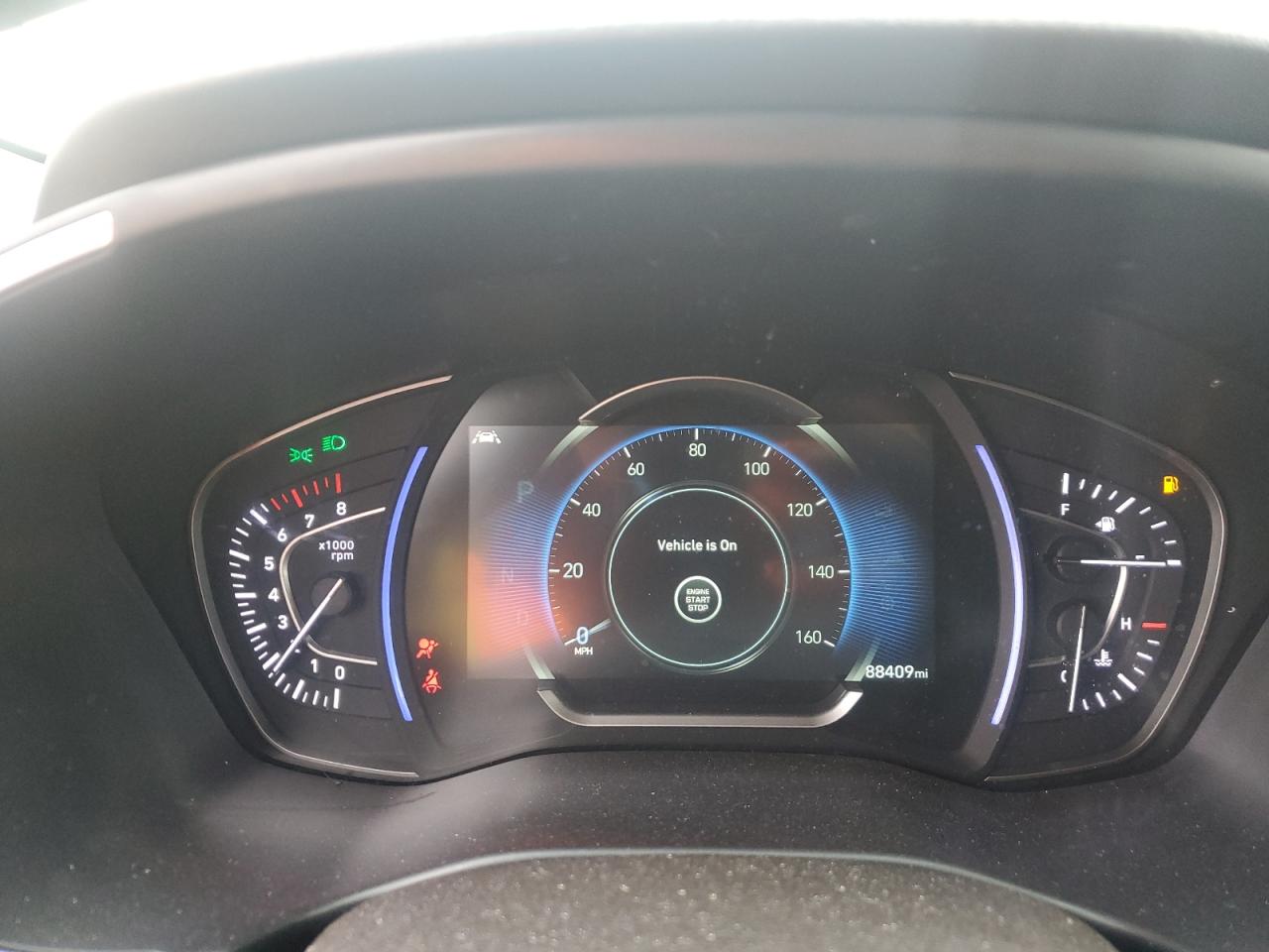 2020 Hyundai Santa Fe VIN 5NMS33AD9LH246973 Copart auction photo, side damage thumbnail 9