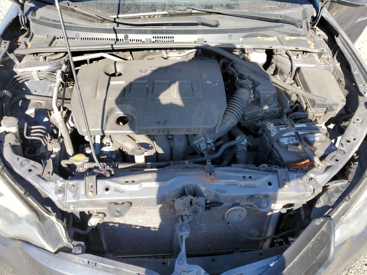 2014 Toyota Corolla VIN 5YFBURHE7EP158057 Copart auction photo, front end / side damage thumbnail 11