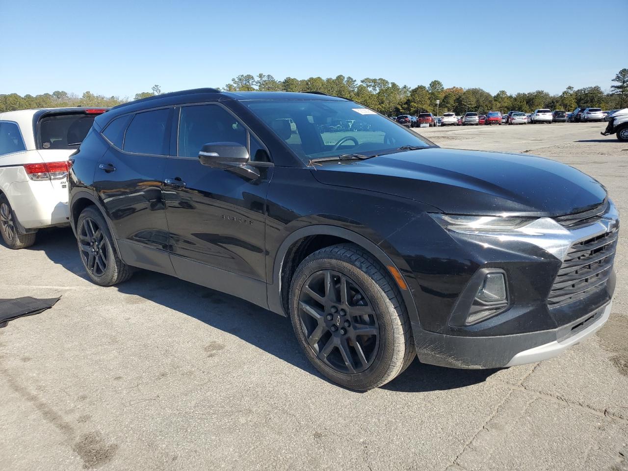 2019 Chevrolet Blazer VIN 3GNKBDRS6KS583885 Copart auction photo, side damage thumbnail 4