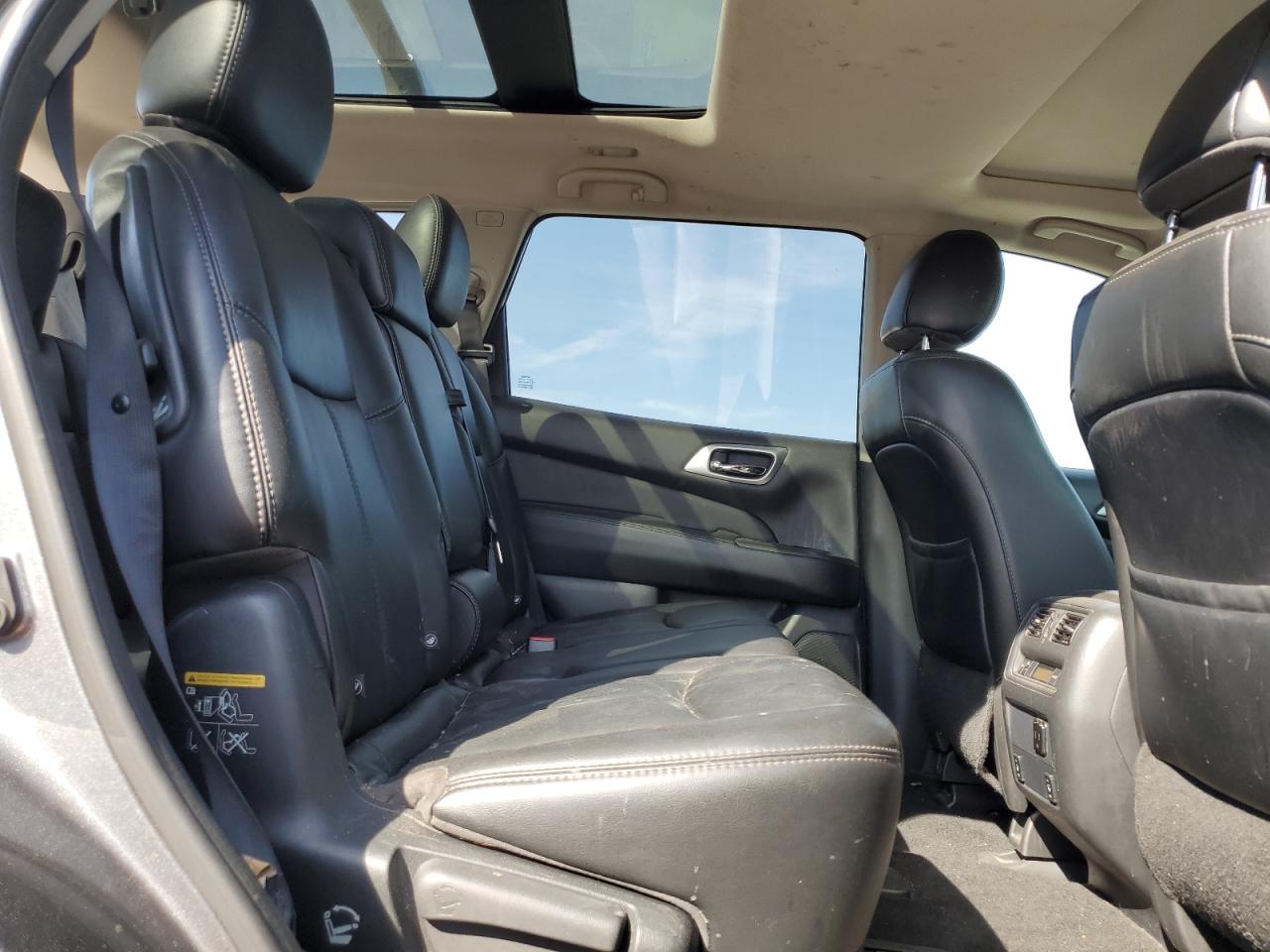 2017 Nissan Pathfinder VIN 5N1DR2MN2HC632416 Copart auction photo, front end / side damage thumbnail 11