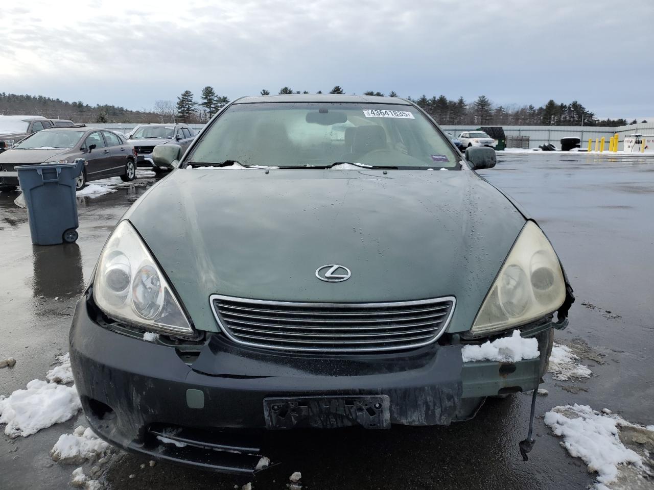 2005 Lexus ES VIN JTHBA30G855098014 Copart auction photo, front end / mechanical damage thumbnail 5