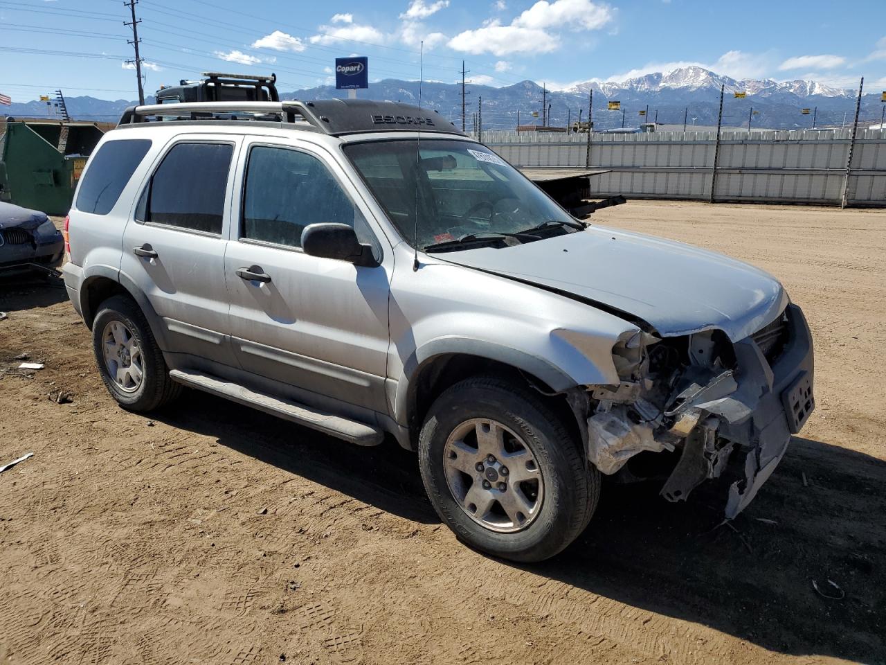 2005 Ford Escape VIN 1FMCU93125KB08900 Copart auction photo, front end damage thumbnail 4