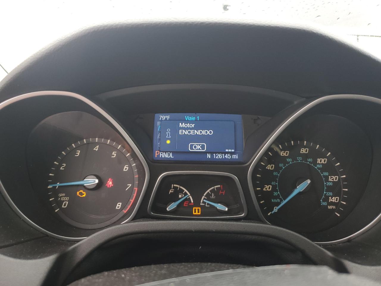 2014 Ford Focus VIN 1FADP3F25EL172270 Copart auction photo, water/flood damage thumbnail 9