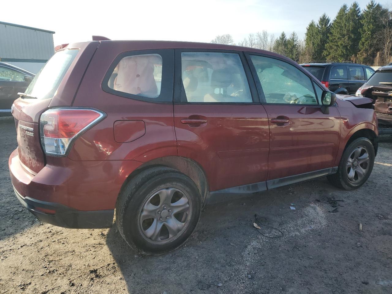 2017 Subaru Forester VIN JF2SJAAC0HG588622 Copart auction photo, front end damage thumbnail 3