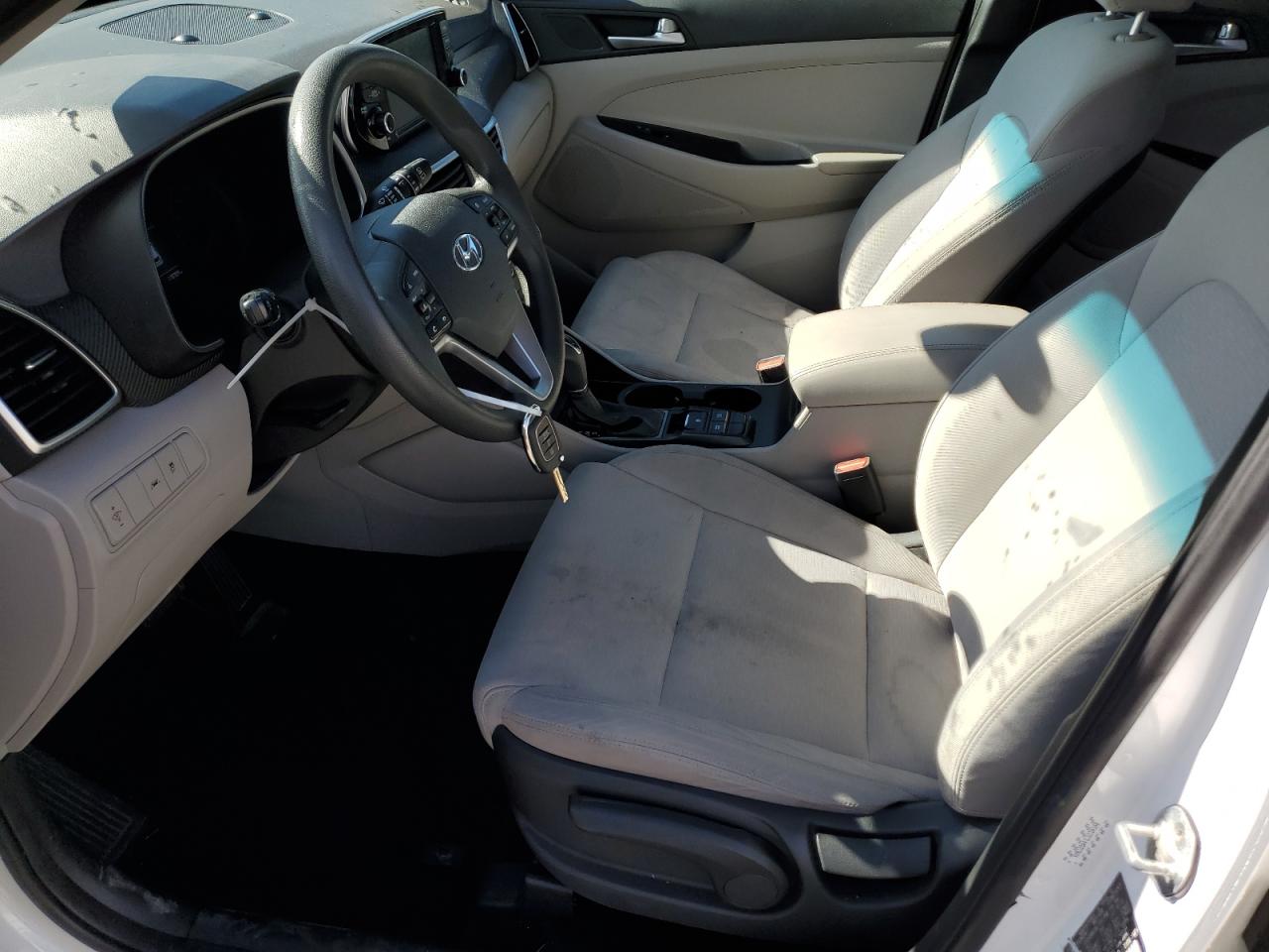 2020 Hyundai Tucson VIN KM8J23A41LU134140 Copart auction photo, front end damage thumbnail 7