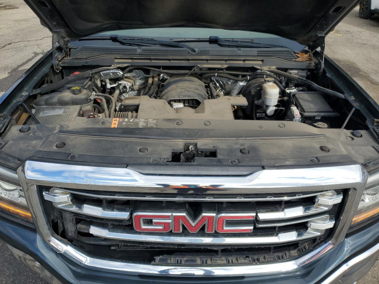 2017 GMC Sierra VIN 3GTU2NEC5HG286138 Copart auction photo, front end / mechanical damage thumbnail 11