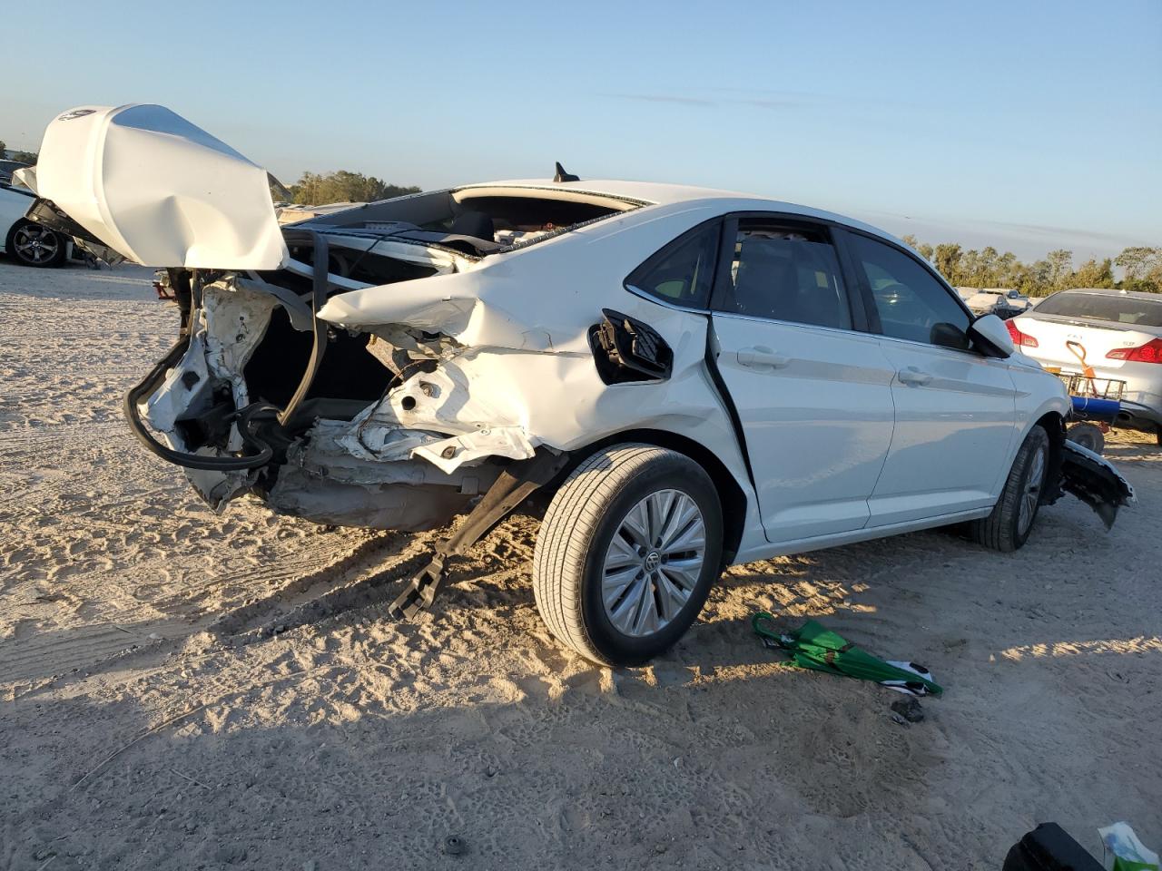 2020 Volkswagen Jetta VIN 3VWCB7BU0LM022871 Copart auction photo, rear end damage thumbnail 3