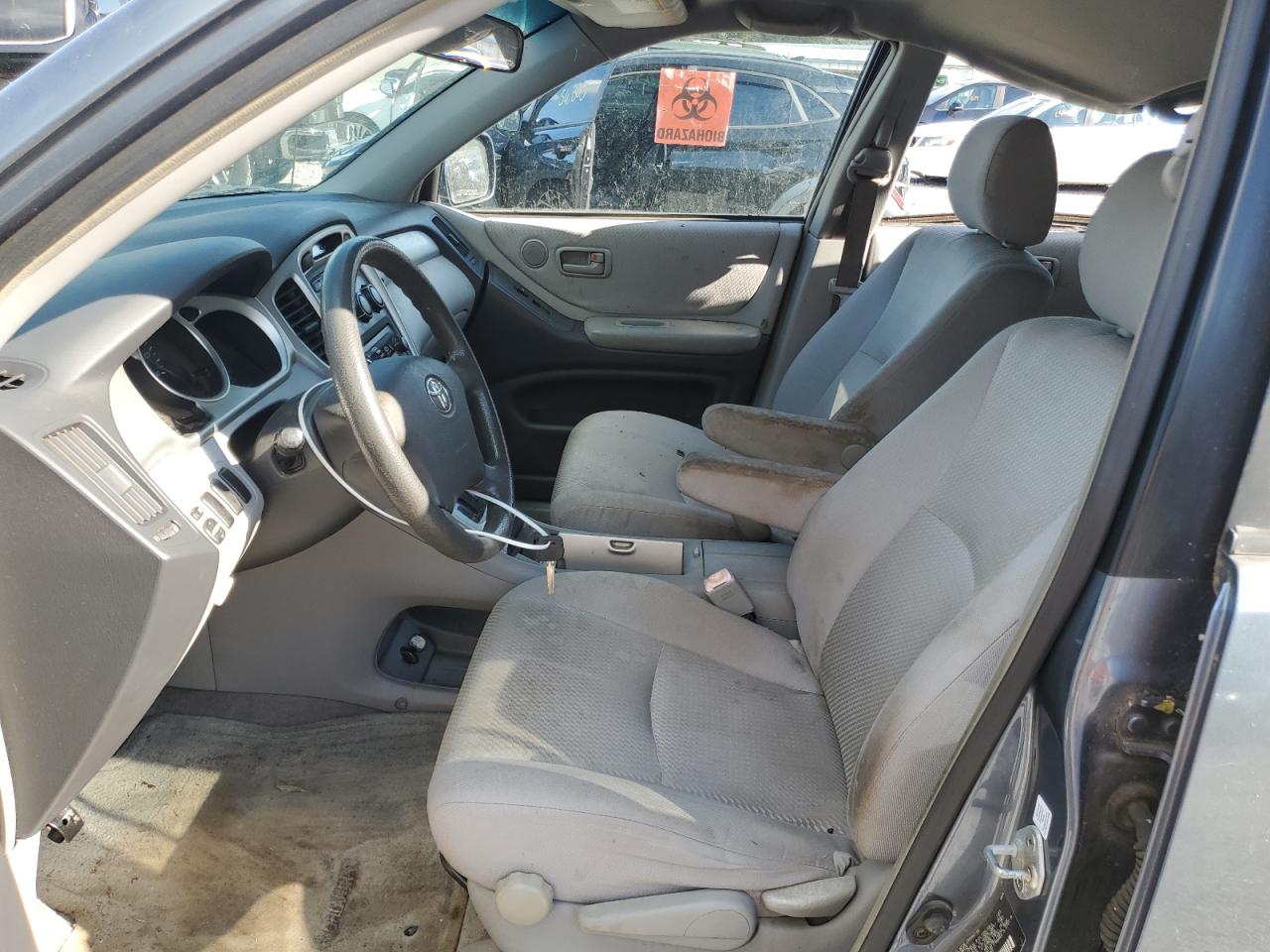 2004 Toyota Highlander VIN JTEGD21AX40096520 Copart auction photo, top/roof damage thumbnail 7