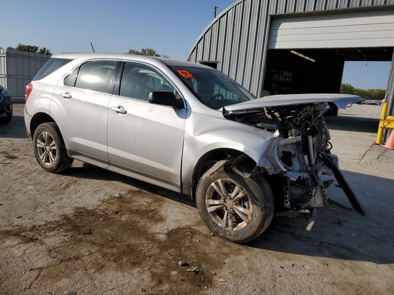 2017 Chevrolet Equinox VIN 2GNALBEK6H1521295 Copart auction photo, front end damage thumbnail 4