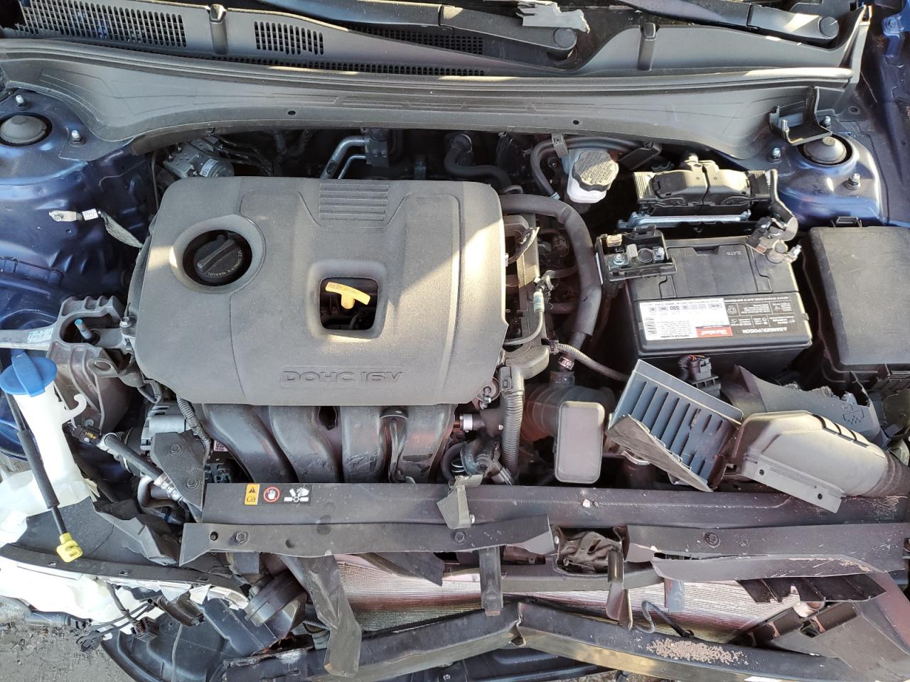 2020 KIA Forte VIN 3KPF24AD9LE194780 Copart auction photo, front end / minor dent/scratches damage thumbnail 12