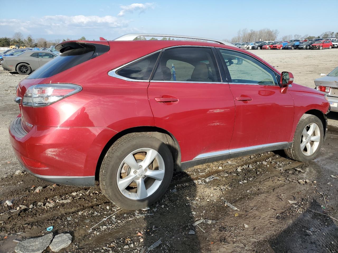 2010 Lexus RX VIN 2T2BK1BA9AC062501 Copart auction photo, front end / side damage thumbnail 3